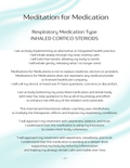Meditation Script for Inhaled Corticosteroid (ICS)