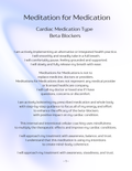 Meditation Script for Beta Blockers